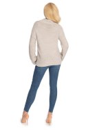Sweter Damski Model 70032 Beige - PeeKaBoo PeeKaBoo Sweter Damski Model 70032 Beige - PeeKaBoo PeeKaBoo
