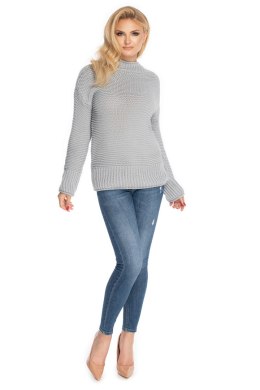Sweter Damski Model 70032 Grey - PeeKaBoo Hurtownia odzieży on-line, moda damska, bielizna i obuwie dla kobiet - Matterhorn.pl PeeKaBoo