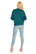 Sweter Damski Model 70035 Green - PeeKaBoo PeeKaBoo Sweter Damski Model 70035 Green - PeeKaBoo PeeKaBoo