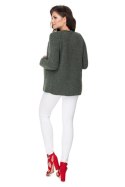 Sweter Kardigan Model 30074 Khaki - PeeKaBoo PeeKaBoo Sweter Kardigan Model 30074 Khaki - PeeKaBoo PeeKaBoo