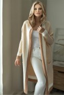 Sweter Kardigan Model 30085 Cream - PeeKaBoo PeeKaBoo Sweter Kardigan Model 30085 Cream - PeeKaBoo PeeKaBoo