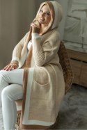 Sweter Kardigan Model 30085 Cream - PeeKaBoo PeeKaBoo Sweter Kardigan Model 30085 Cream - PeeKaBoo PeeKaBoo