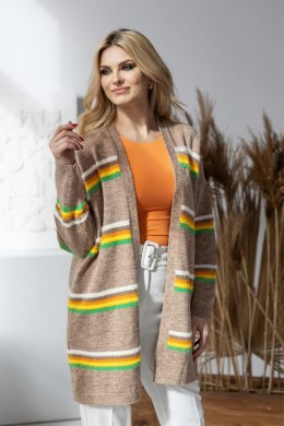Sweter Kardigan Model 30090 Cappuccino - PeeKaBoo PeeKaBoo