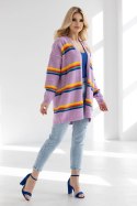 Sweter Kardigan Model 30090 Lila - PeeKaBoo PeeKaBoo Sweter Kardigan Model 30090 Lila - PeeKaBoo PeeKaBoo