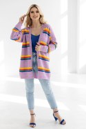 Sweter Kardigan Model 30090 Lila - PeeKaBoo PeeKaBoo Sweter Kardigan Model 30090 Lila - PeeKaBoo PeeKaBoo
