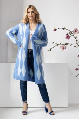 Sweter Kardigan Model 30092 Blue - PeeKaBoo PeeKaBoo