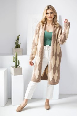 Sweter Kardigan Model 30092 Cappuccino - PeeKaBoo PeeKaBoo
