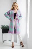 Sweter Kardigan Model 30092 Lila - PeeKaBoo PeeKaBoo Sweter Kardigan Model 30092 Lila - PeeKaBoo PeeKaBoo