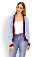 Sweter Kardigan Model 60004 Sky Blue - PeeKaBoo PeeKaBoo Sweter Kardigan Model 60004 Sky Blue - PeeKaBoo PeeKaBoo