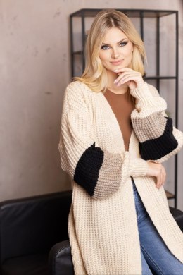 Sweter Kardigan Model 70041 Beige - PeeKaBoo PeeKaBoo