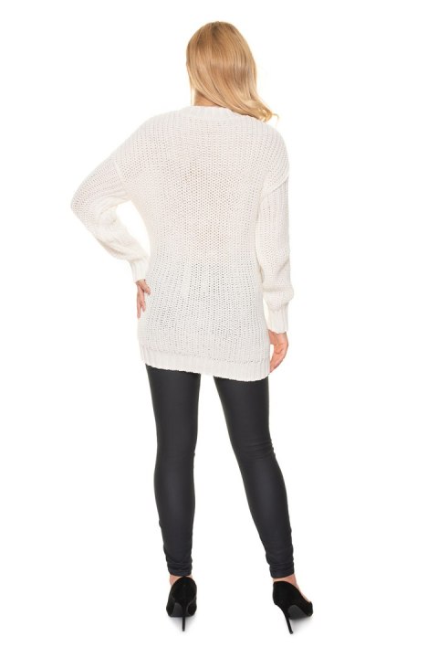 Sweter Model 70040 Cream - PeeKaBoo PeeKaBoo Sweter Model 70040 Cream - PeeKaBoo PeeKaBoo