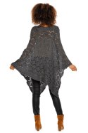 Sweter Poncho model 30012 Graphit - PeeKaBoo PeeKaBoo Sweter Poncho model 30012 Graphit - PeeKaBoo PeeKaBoo