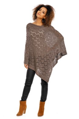 Sweter Poncho model 30012 Mocca - PeeKaBoo PeeKaBoo
