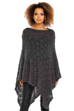Sweter Poncho model 30012C Graphit - PeeKaBoo PeeKaBoo