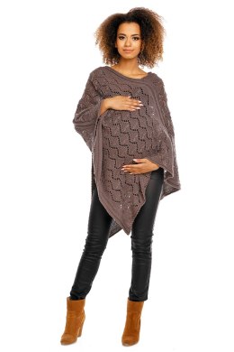 Sweter Poncho model 30012C Mocca - PeeKaBoo PeeKaBoo