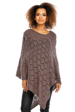 Sweter Poncho model 30012C Mocca - PeeKaBoo PeeKaBoo