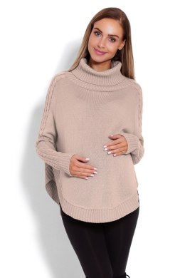 Sweter Ponczo Model 70009C Latte - PeeKaBoo PeeKaBoo