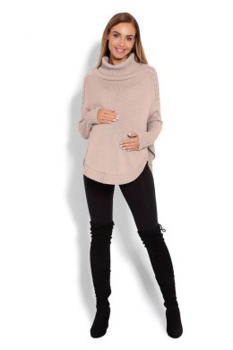 Sweter Ponczo Model 70009C Latte - PeeKaBoo PeeKaBoo