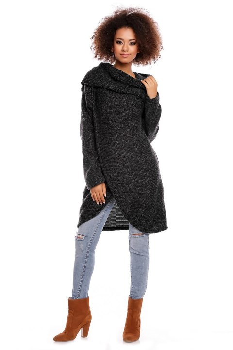 Sweter model 30051 Black - PeeKaBoo PeeKaBoo Sweter model 30051 Black - PeeKaBoo PeeKaBoo