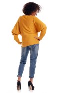 Sweter model 70003C Mustard - PeeKaBoo PeeKaBoo Sweter model 70003C Mustard - PeeKaBoo PeeKaBoo