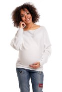 Sweter model 70003C White - PeeKaBoo PeeKaBoo Sweter model 70003C White - PeeKaBoo PeeKaBoo