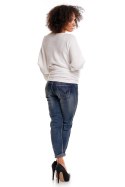 Sweter model 70003C White - PeeKaBoo PeeKaBoo Sweter model 70003C White - PeeKaBoo PeeKaBoo
