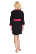 Szlafrok Damski Model 1709 Black - PeeKaBoo PeeKaBoo Szlafrok Damski Model 1709 Black - PeeKaBoo PeeKaBoo