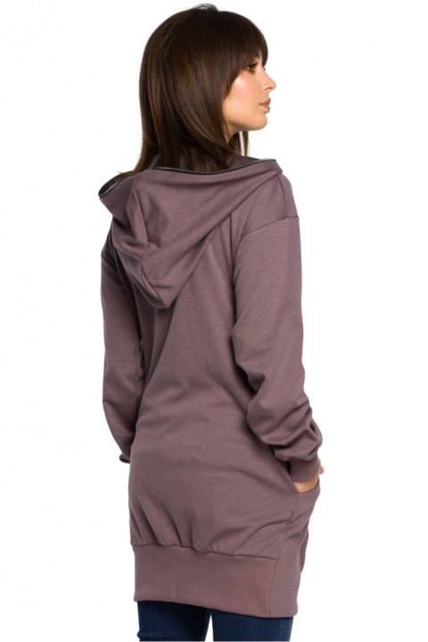 Bluza Damska Model B054 Brown - BeWear BeWear Bluza Damska Model B054 Brown - BeWear BeWear