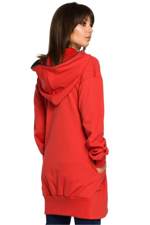 Bluza Damska Model B054 Red - BeWear BeWear Bluza Damska Model B054 Red - BeWear BeWear