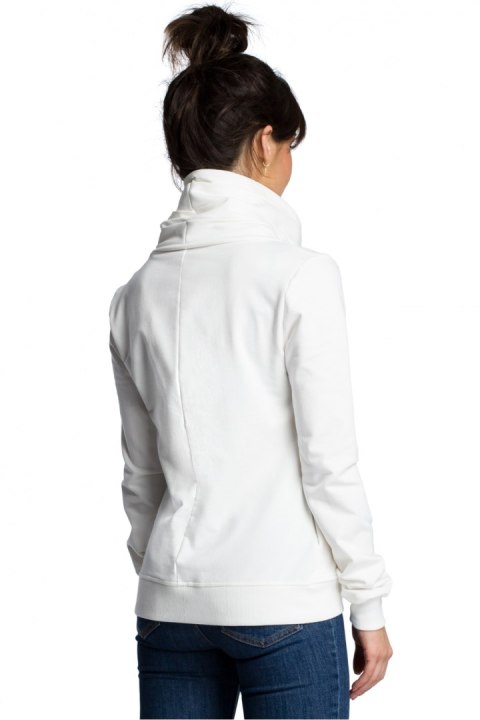 Bluza Damska Model B071 Ecru - BeWear BeWear Bluza Damska Model B071 Ecru - BeWear BeWear
