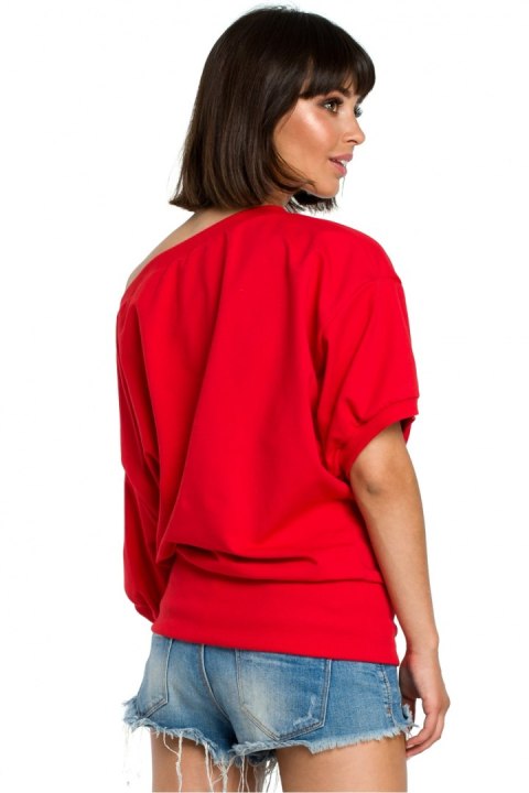 Bluza Damska Model B079 Red - BeWear BeWear Bluza Damska Model B079 Red - BeWear BeWear