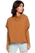 Bluza Damska Model B094 Carmel - BeWear BeWear Bluza Damska Model B094 Carmel - BeWear BeWear