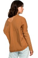 Bluza Damska Model B094 Carmel - BeWear BeWear Bluza Damska Model B094 Carmel - BeWear BeWear
