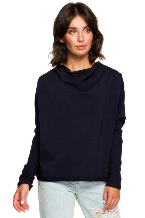 Bluza Damska Model B094 Navy - BeWear BeWear Bluza Damska Model B094 Navy - BeWear BeWear