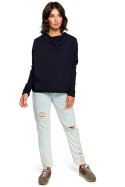 Bluza Damska Model B094 Navy - BeWear BeWear Bluza Damska Model B094 Navy - BeWear BeWear