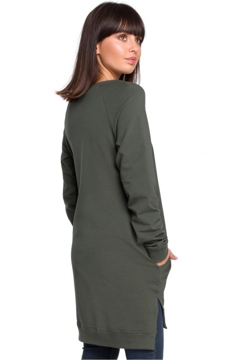 Bluza Damska Model B101 Green - BeWear BeWear Bluza Damska Model B101 Green - BeWear BeWear
