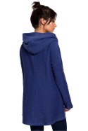 Bluza Damska Model B131 Indygo - BeWear BeWear Bluza Damska Model B131 Indygo - BeWear BeWear