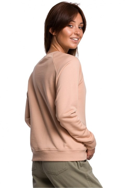 Bluza Damska Model B167 Beige - BeWear BeWear Bluza Damska Model B167 Beige - BeWear BeWear