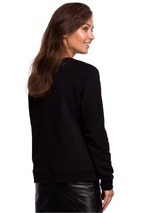 Bluza Damska Model B167 Black - BeWear BeWear Bluza Damska Model B167 Black - BeWear BeWear