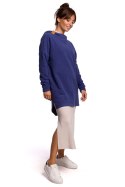 Bluza Damska Model B176 Indygo - BeWear BeWear Bluza Damska Model B176 Indygo - BeWear BeWear