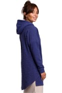 Bluza Damska Model B176 Indygo - BeWear BeWear Bluza Damska Model B176 Indygo - BeWear BeWear