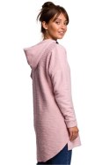 Bluza Damska Model B176 Powder Pink - BeWear BeWear Bluza Damska Model B176 Powder Pink - BeWear BeWear
