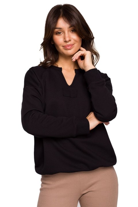 Bluza Damska Model B225 Black - BeWear BeWear Bluza Damska Model B225 Black - BeWear BeWear