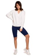 Bluza Damska Model B225 Ecru - BeWear BeWear Bluza Damska Model B225 Ecru - BeWear BeWear