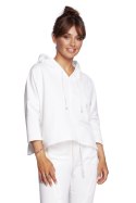 Bluza Damska Model B239 Ecru - BeWear BeWear Bluza Damska Model B239 Ecru - BeWear BeWear