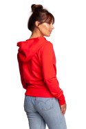 Bluza Damska Model B246 Red - BeWear BeWear Bluza Damska Model B246 Red - BeWear BeWear