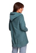 Bluza Damska Model B249 Turkus - BeWear BeWear Bluza Damska Model B249 Turkus - BeWear BeWear
