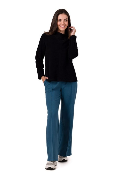 Bluza Damska Model B268 Black - BeWear BeWear Bluza Damska Model B268 Black - BeWear BeWear