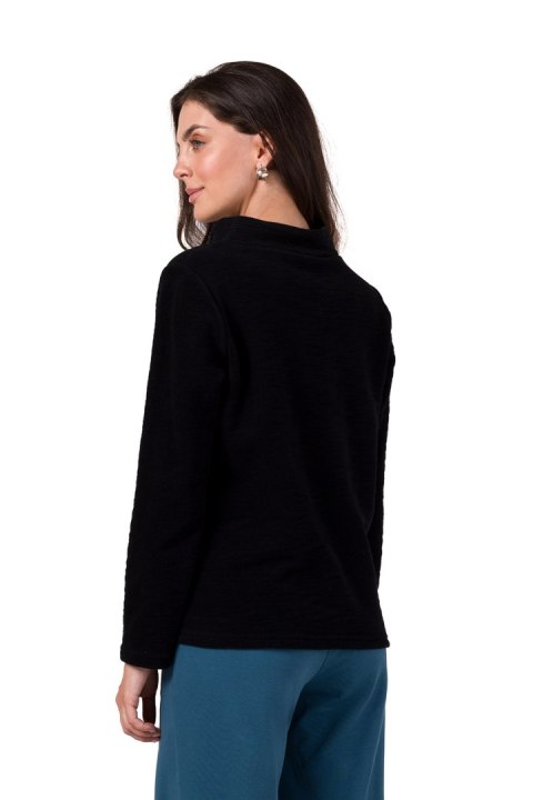 Bluza Damska Model B268 Black - BeWear BeWear Bluza Damska Model B268 Black - BeWear BeWear