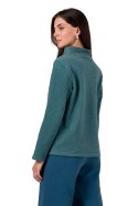 Bluza Damska Model B268 Turkus - BeWear BeWear Bluza Damska Model B268 Turkus - BeWear BeWear